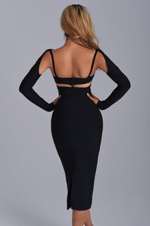 Anika Cutout Midi Bandage Dress - Bellabarnett