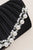 Resber Pearls Diamante Pleated Clutch