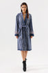 Lavender Feather Denim Coat