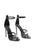 Davo Leather Zipper Stiletto Sandals