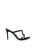 Poly Metal Diamante Stiletto Sandals