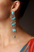 Racaco Ellipse Tassels Earrings