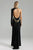 Priscilla Blackless One Sleeve Maxi Dress - Black