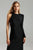 Priscilla Blackless One Sleeve Maxi Dress - Black