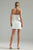 Kathy Sleeveless Diamante Mini Dress - White