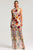 Ulasa Sleeveless Embroidery Flowers Maxi Dress