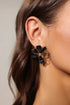 Kivi Flowers Metal Earrings