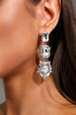 Lyla Diamond Square Maxi Earrings