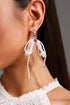 Tate Diamond Pearl Tassels Maxi Earrings