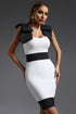 Elsie Sleeveless Bow Bandage Mini Dress