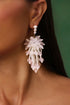 Suku Tassels Flowers Pearl Earrings