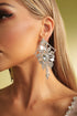 Zeren Geometry Diamond Tassels Earrings