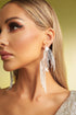 Lase Tassels Wave Earrings