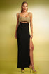 Katty High Slit Sleeveless Bandage Maxi Dress