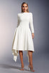 Sylvia Long Sleeves  Midi Dress