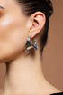 Jaza Metal Curve Earrings