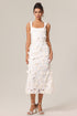 Raxa Halter Butterfly Maxi Dress