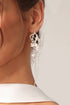 Pelze Pearl Hollowed Out Tassels Earrings