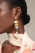 Fabia Wind Chimes Multi-Layer Pearl Earrings