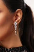 Lizbet Diamond Triangle Tassels Earrings
