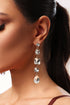 Xaviera Geometry Square Diamond Earrings