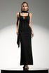 Nani Sleeveless Strap Ribbon Bandage Maxi Dress