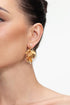 Nahla Floral Linear Petal Earrings