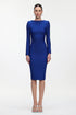 Inez Classic Contour Long Sleeve Bandage Midi Dress