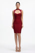 Zade Classic Contour Cut Out Bandage Midi Dress