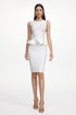 Raee Elegant Contour Sleeveless Bandage Top and Skirt Set