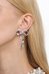 Yaloru Bow  Diamond Earrings