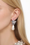 Xakia Flower Pearl  Earrings