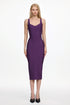 Lillian Classic Contour Sleeveless Bandage Midi Dress