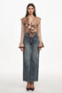 Minola Chic Flowy V Neck Long Sleeve Ruffle Satin Jumpsuit