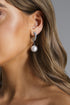 Zalea Diamond Pearl Drop Earrings