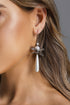 Runa Flower Pearl Drop Earrings