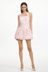 Talia Resort Flowy Sleeveless Floral Print Ruched Chiffon Mini Dress