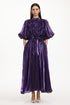 Haven Resort Flowy Puff Sleeve Organza Maxi Dress