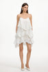 Paloma Resort Flowy Sleeveless Lace Detailing Woven Mini Dress