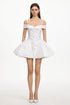 Florelle Chic Tailored Sleeveless Floral Print Woven Mini Dress