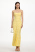 Yulia Resort Contour Sleeveless Floral Knit Maxi Dress