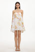 Kanre Resort Flowy Sleeveless Floral Print Chiffon Mini Dress