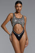 Ziska Sexy Contour Rhinestone Swimsuit