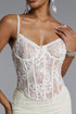 Rosanna Sexy Lace Flower Corset
