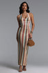 Vella Resort Contour Sleeveless Stripe Woven Maxi Dress