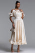 Suku Elegant Flowy Off Shoulder Ruched Maxi Dress