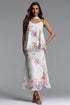 Lucia Resort Flowy Floral Print Woven Top and Skirt Two Piece Set