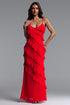 Rora Resort Flowy Sleeveless Ruffle Woven Maxi Dress