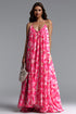 Lydda Resort Flowy Sleeveless Floral Print Woven Maxi Dress