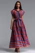 Vioky Resort Flowy Sleeveless Woven Maxi Dress